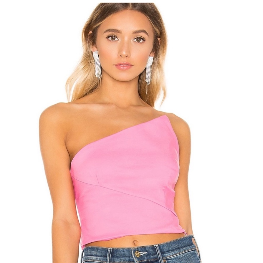 Revolve Superdown Quincy Pink Top
